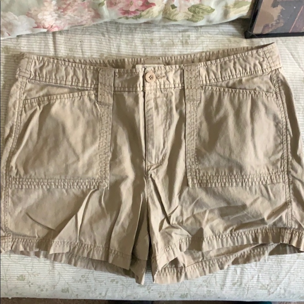 Tan pair of Cato Shorts